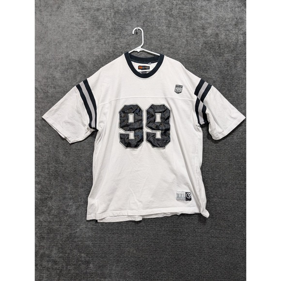 GODBODY 99 Football Jersey T Shirt XXL White Black Mens Short Sleeve - Picture 1 of 5